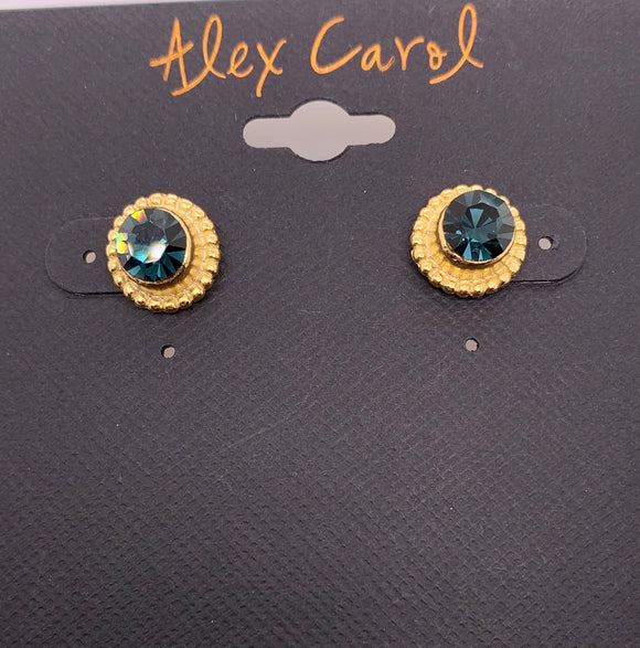 Alex Carol Crystal Stud Earrings