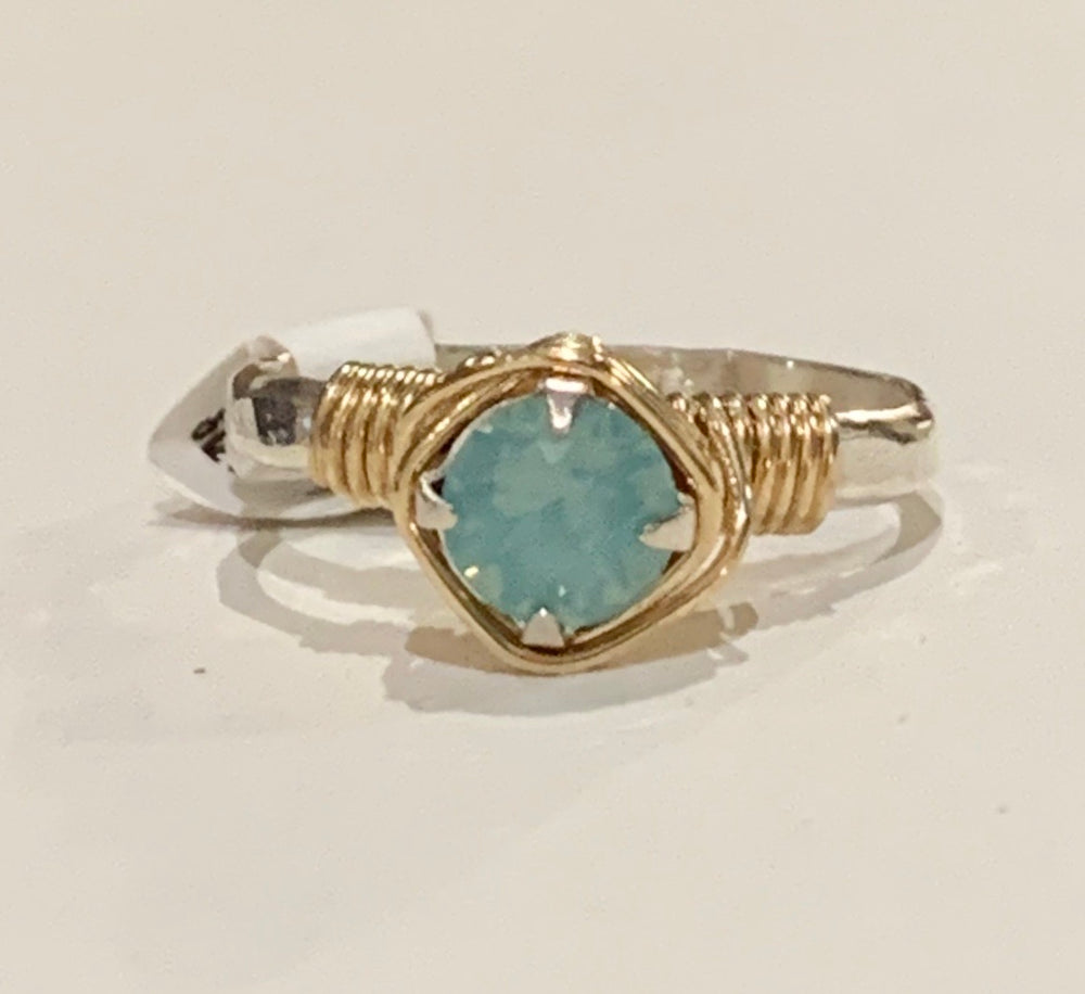 Earth Grace Hand Hammered Ring