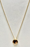 14K Yellow Gold Diamond Necklace