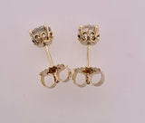 Rose Cut Diamond Earrings