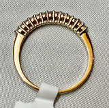 14K Yellow Gold Diamond Band