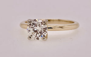 One Carat Diamond Engagement Ring