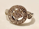 14K WHITE GOLD DIAMOND RING