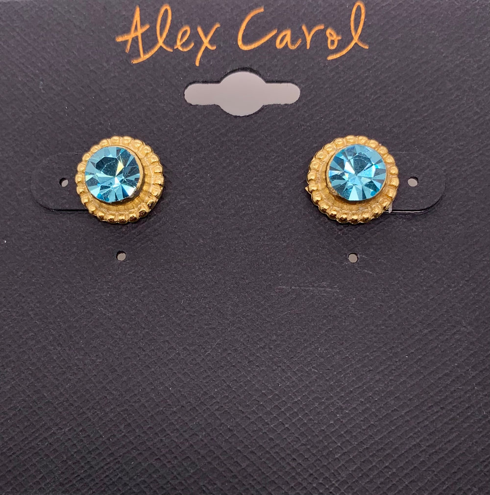 Alex Carol Crystal Stud Earrings