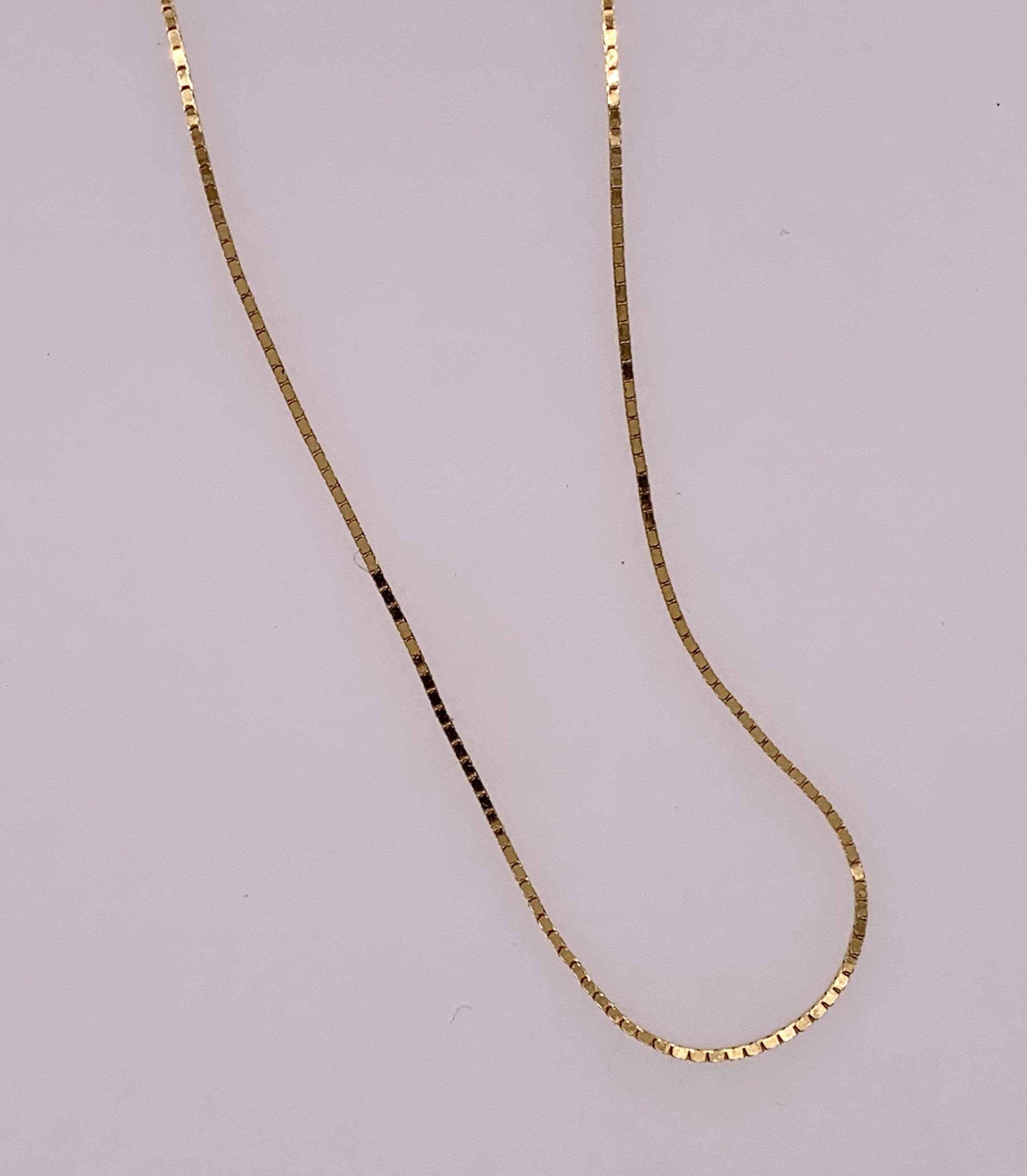 14K Box Chain