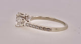 Three Stone Diamond Engagement Ring