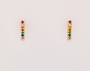 Multi Stone Earrings