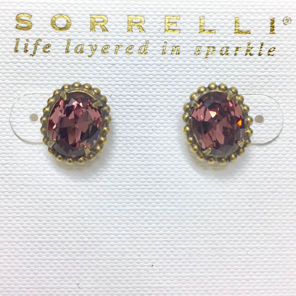 Sorrelli Oval-Cut Solitaire Earrings