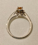 STERLING SILVER CITRINE RING