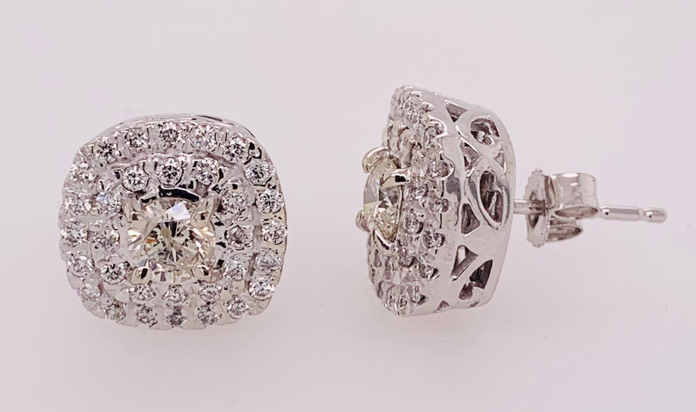 18K Diamond Earrings