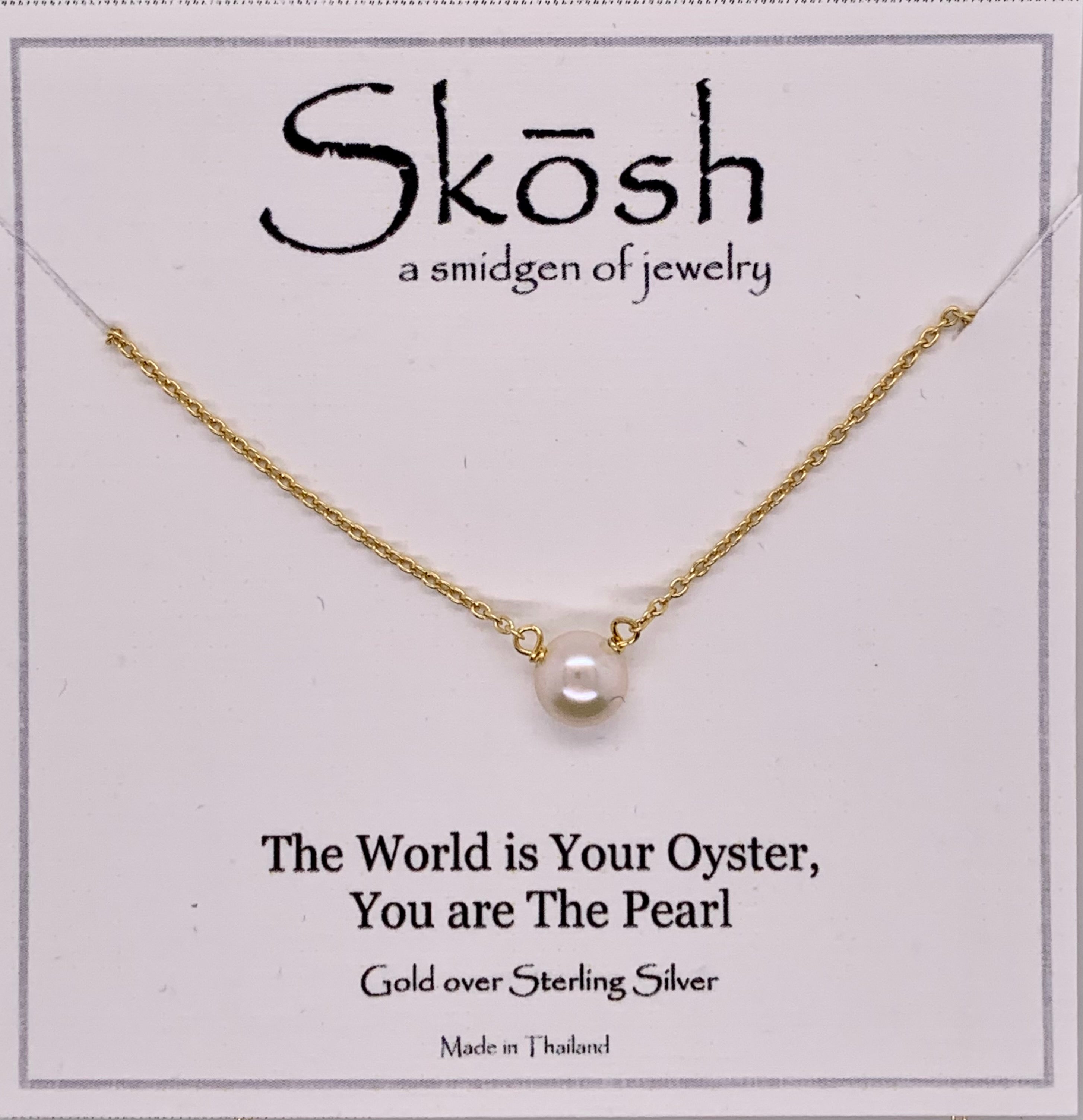 Skosh Pendant Pearl Pendant