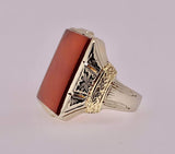 Men’s 14K Art Deco Estate Ring