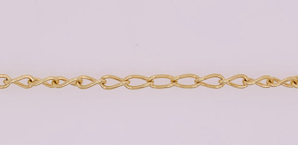 14K Gold Filled Twisted Chain