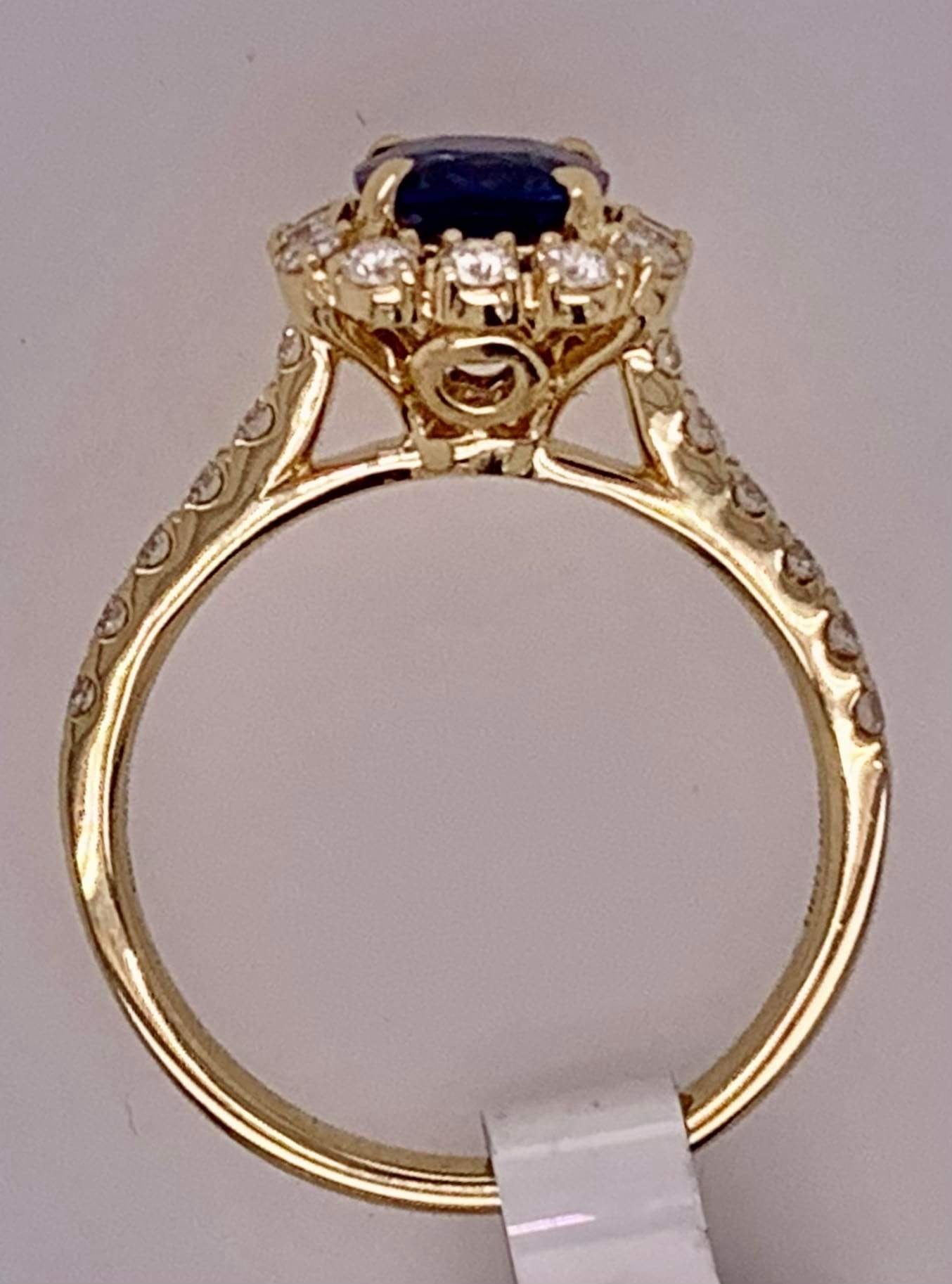 Sapphire and Diamond Ring