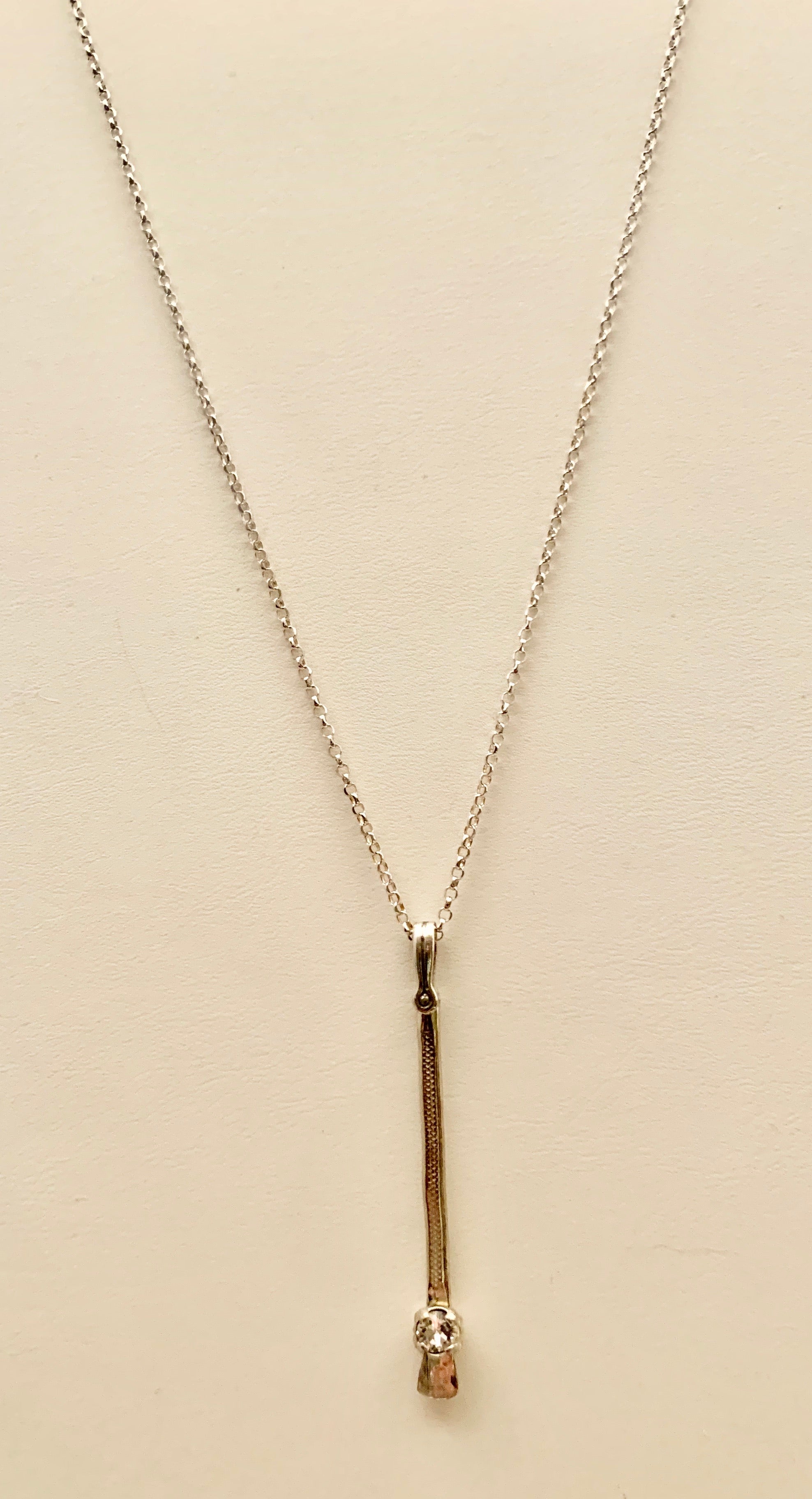 Earth Grace Silver Slide Pendant