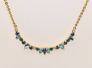 Sorrelli Delicate Multi-Cut Crescent Pendant