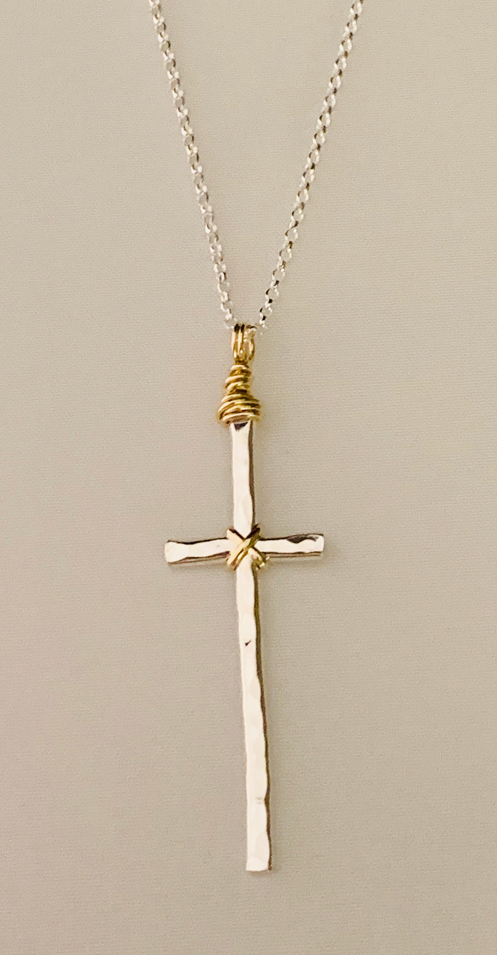 Earth Grace “Hammered Cross”