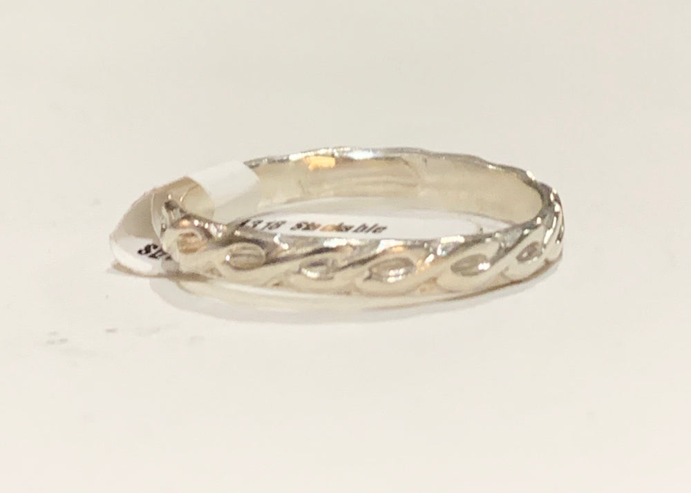 Earth Grace Stackable Sterling Silver Ring