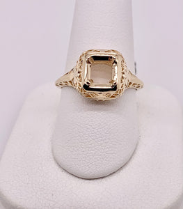 14K Yellow Gold Solitaire Mounting