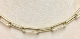 14k Gold Paperclip Chain