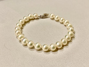 7-8 MM Freshwater Cultured Pearl Bracelet