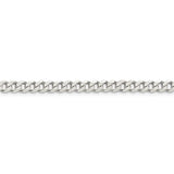 Sterling Silver 4.5mm Curb Chain 22"