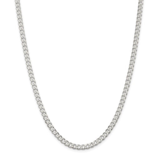 Sterling Silver 4.5mm Curb Chain 22
