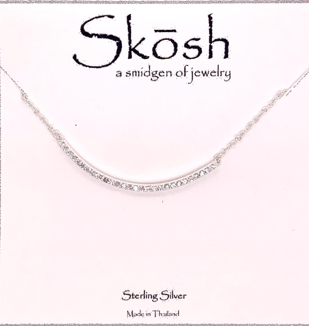 Skosh Curved Bar Necklace