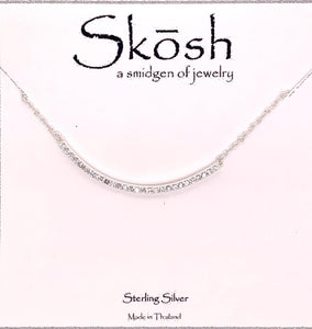 Skosh Curved Bar Necklace