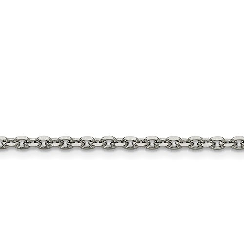Stainless Steel 3.4mm 18in Cable Chain