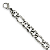 Stainless Steel 8.4mm 22in Figaro Chain