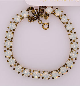 Repeating Round Tennis Bracelet