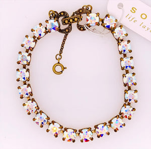Repeating Round Tennis Bracelet